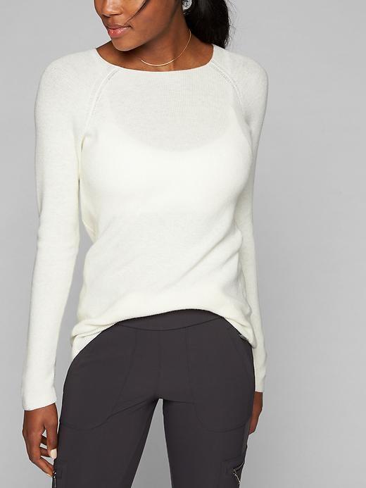 Athleta Womens Darling Sweater Size L - Dove