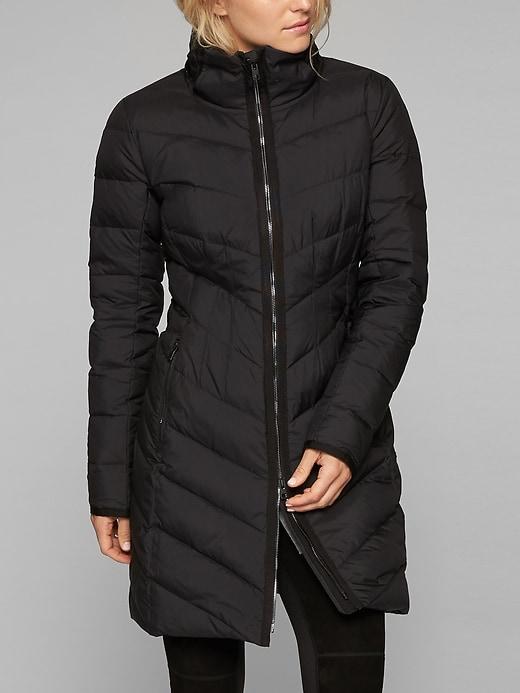 Athleta Womens Responsible Down&#45ieville Jacket Black Size S