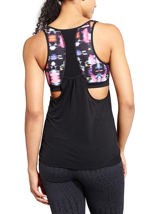 Athleta Womens Freedom Supercharged Tank Black Size Xl