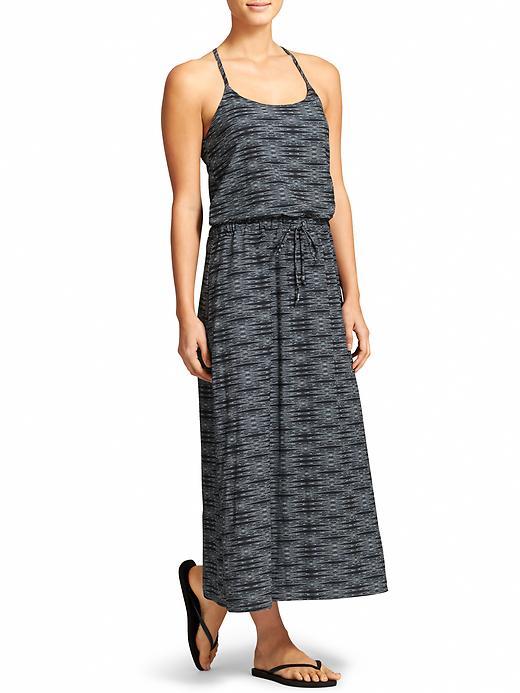 Athleta Womens Ariel Novella Dress Size 0 - Black/ Silver Shimmer