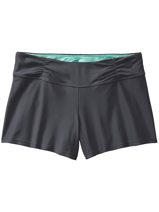 Athleta Womens Shirred Band Short Size M - Asphalt