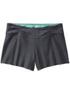 Athleta Womens Shirred Band Short Size M - Asphalt