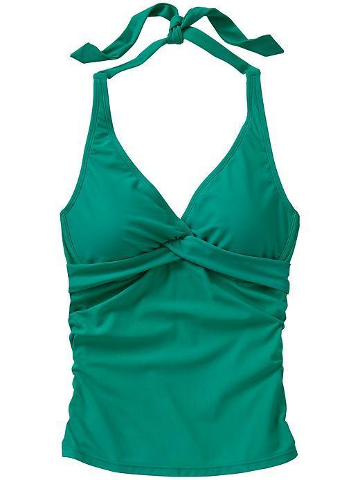 Athleta Womens Tara Halter Tankini Size 38b/c - Peridot Green