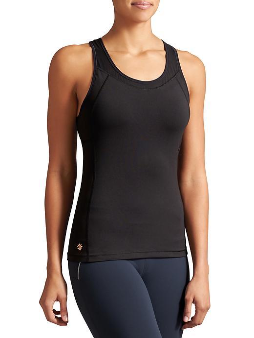Athleta Womens Chase Tank Size L Tall - Black