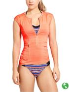 Athleta Womens Pacifica Upf Tank 3.0 Size S - Sunset Glow