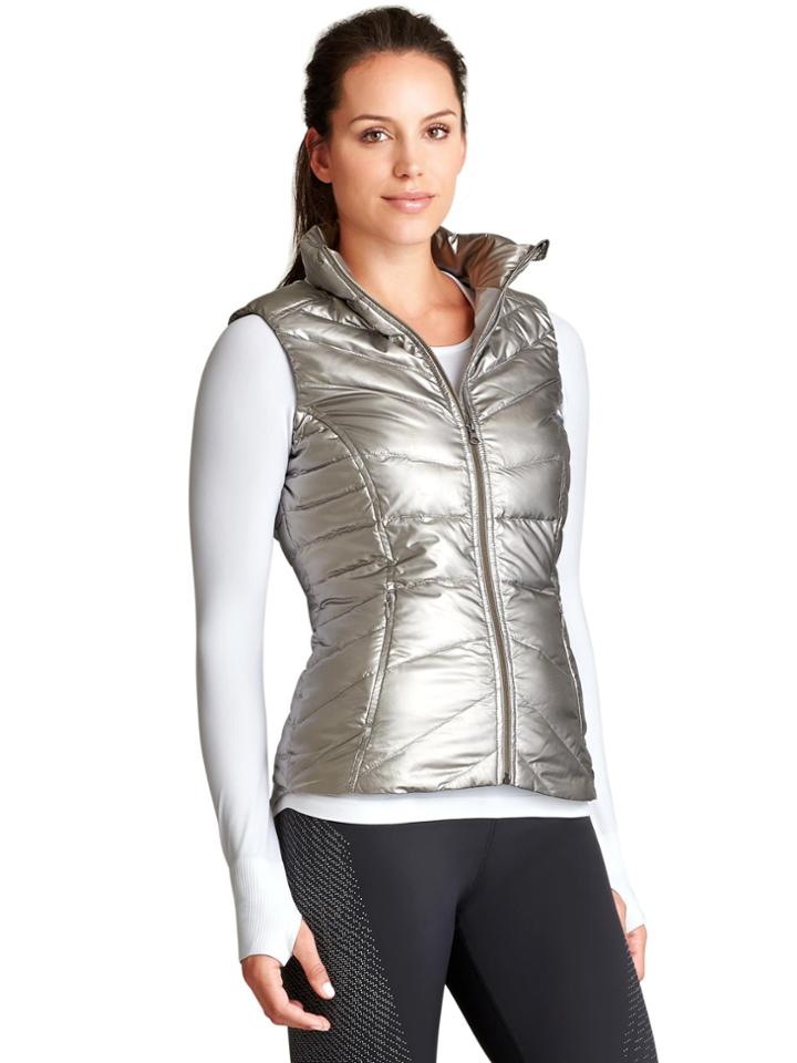 Metallic Down Vest