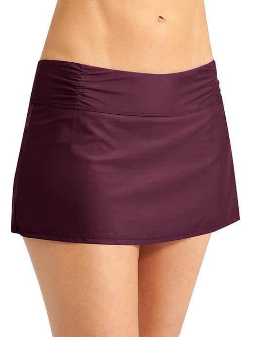 Athleta Womens Shirred Band Swim Skirt 2 Size L - Wild Bloom