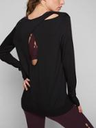 Athleta Womens Coaster Go-to Sweatshirt Black Size M