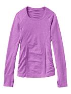 Athleta Womens Fastest Track Top Size L - Sparkling Purple