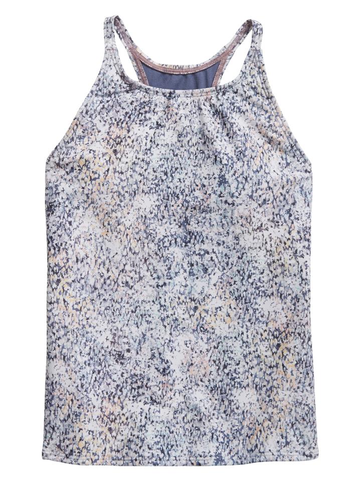 Athleta Girl Ice Pink Camo Tankini Top