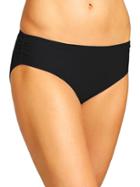 Athleta Womens Shirred Full Tide Bottom Size S - Black