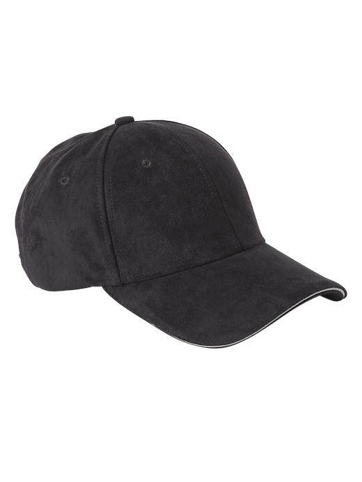 Athleta Womens Faux Suede Baseball Cap Black Size One Size