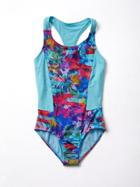 Athleta Tropical Floral One Piece Size L/12 - Multi