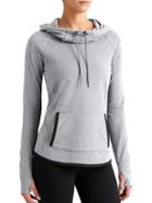 Athleta Womens Sentry Hoodie Sweatshirt Size M - Grey Heather