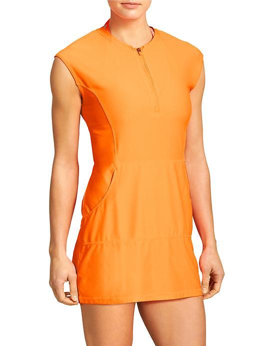 Athleta Womens Wick-it Tee Coverup Size M - Orange Sherbet