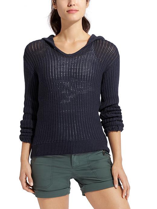 Athleta Womens Amity Hoodie Size L - Navy