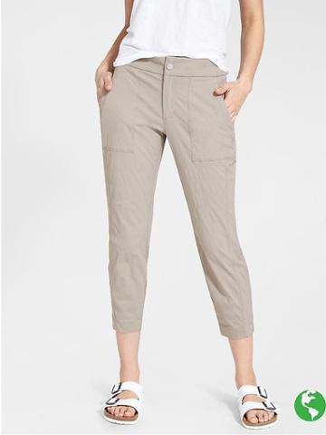 Athleta Womens Trekkie Crop On The Rocks Size 8