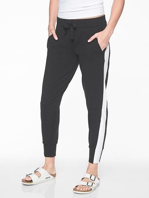 Athleta Womens Metro Track Jogger Black Size M