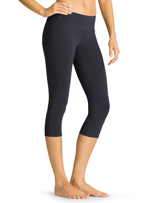 Athleta Womens Chaturanga Capri Size L Tall - Black