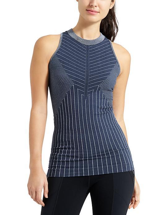 Athleta Womens Sojourn Tank Size L - Navy Heather