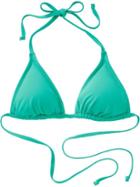 Athleta Womens Triangle String Bikini Top Catalina Green Size S