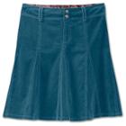 Athleta Womens Whenever Cord Skirt Mallard Blue Size 0