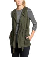 Athleta Womens Wanderbout Vest Size L - Forest Green