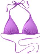Athleta Womens Triangle String Bikini Size M - Thistle Purple