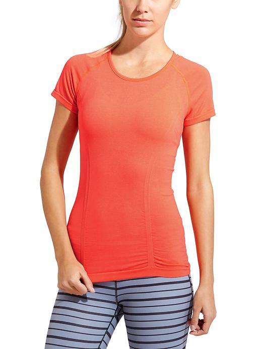 Athleta Womens Fastest Track Tee Size L - Ember Orange
