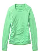 Athleta Womens Fastest Track Top Size L - Lily Pad Heather