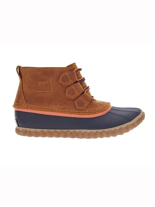 Athleta Womens Out 'n About Rain Boot By Sorel Caramel Size 7.5