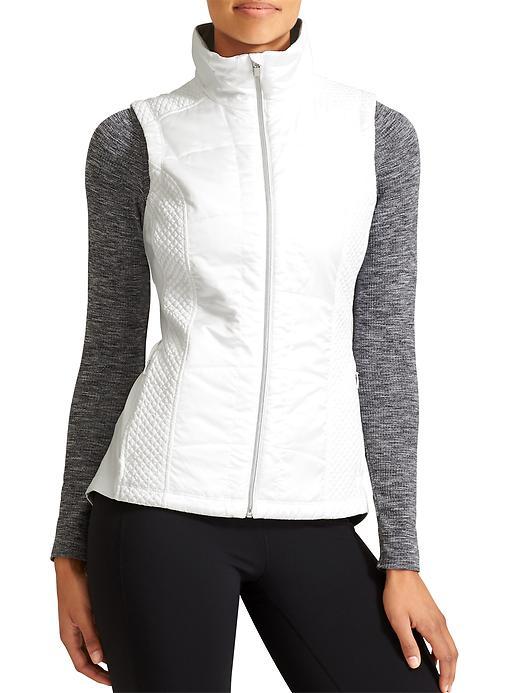 Athleta Womens Transitions Vest Size L - Bright White