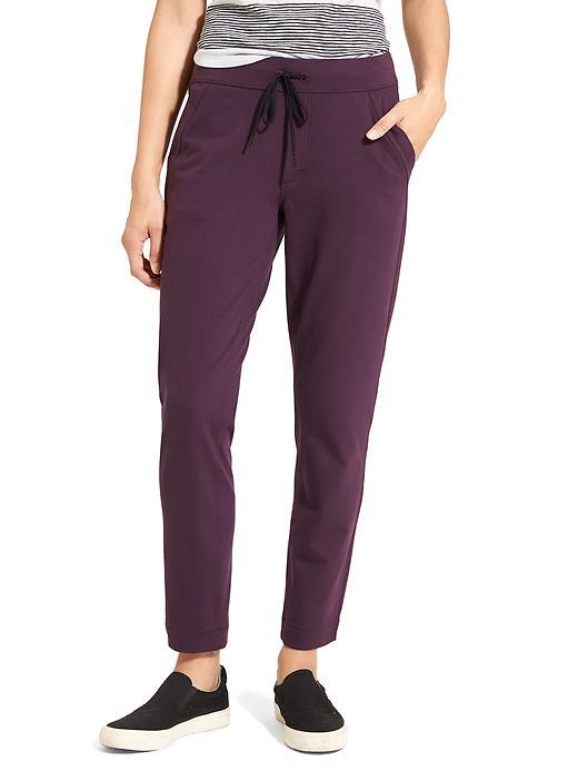 Athleta Womens Flux Ankle Sweatpant Size L - Wild Raisin