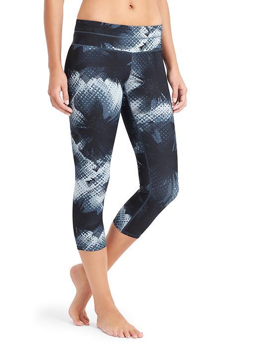 Athleta Womens Electro Sonar Capri Size L Tall - Iron Blue