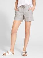 Athleta Womens Heathered Linen Short Size 0 - On The Rocks Heather
