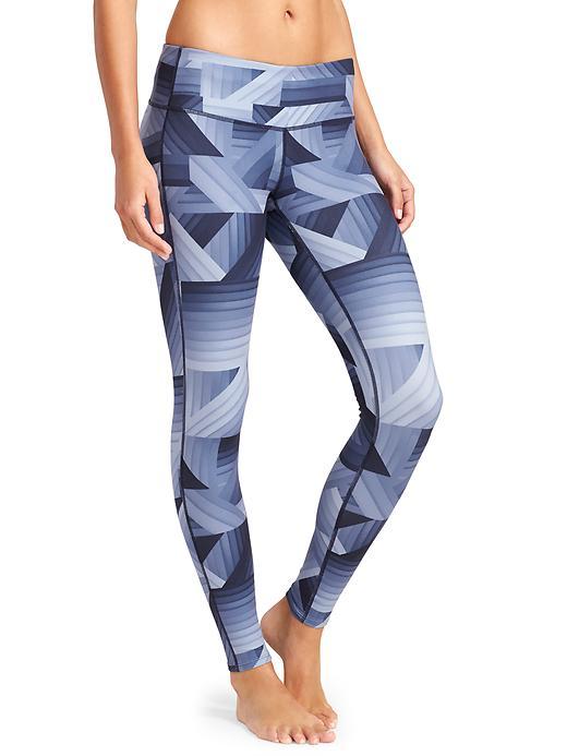 Athleta Womens Frost Chaturanga Tight Size L - Navy