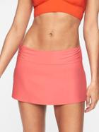 Athleta Womens Shirred Band Swim Skirt 2 Coral Flash Size Xxs