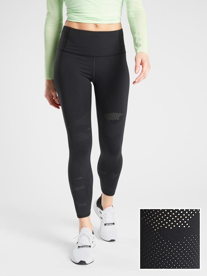 Persistence Camo Laser Cut 7/8 Leggings In Powerlift