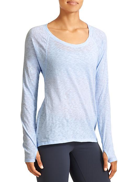 Athleta Womens Daily Top Size L Tall - Pure Blue