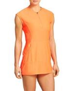 Athleta Womens Wick-it Tee Coverup Size L - Orange Sherbet