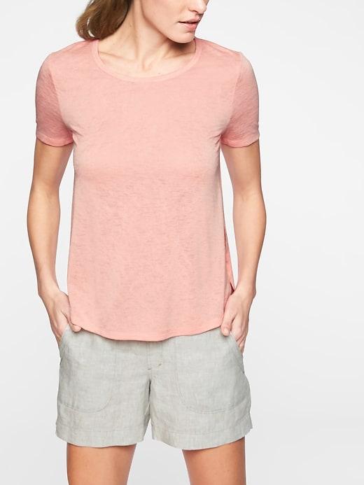 Athleta Womens Breezy Tee She Sells Seashells Size 2x