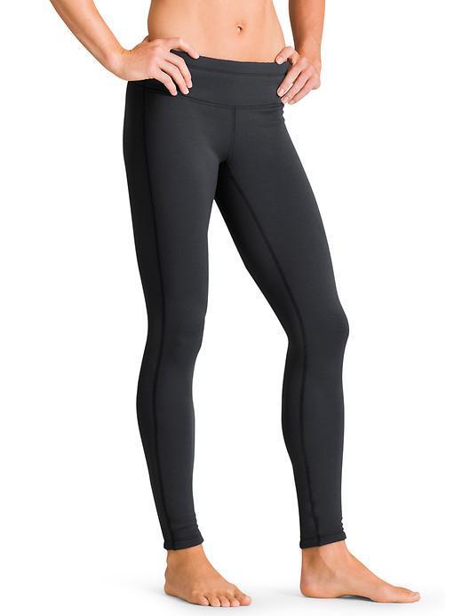 Athleta Womens Polartec Power Stretch 2 Tight Size L Tall - Black