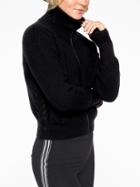 Athleta Womens Swissvale Bomber Sweater Black Size Xxs