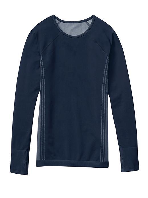 Athleta Womens Neothermal Top Size L - Navy