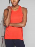 Athleta Womens Power Up Tank Fire Coral Size S