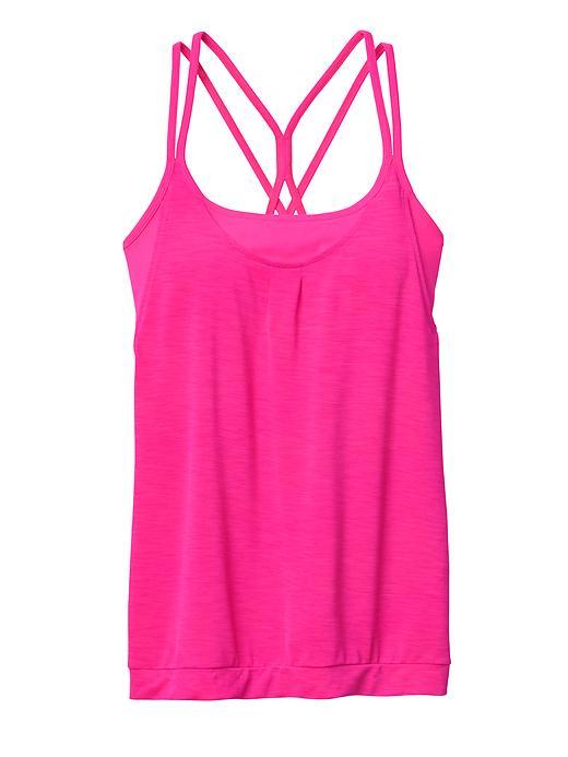 Athleta Womens Mesh Energize Tank Size L - Brilliant Magenta