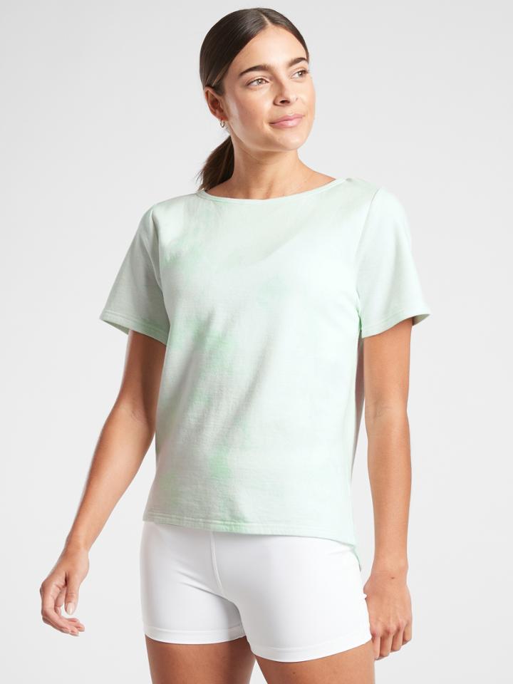 Sundown Boatneck Tie Dye Tee
