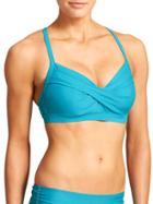 Athleta Womens Twister Bikini Size 32d/dd - Bora Bora Blue