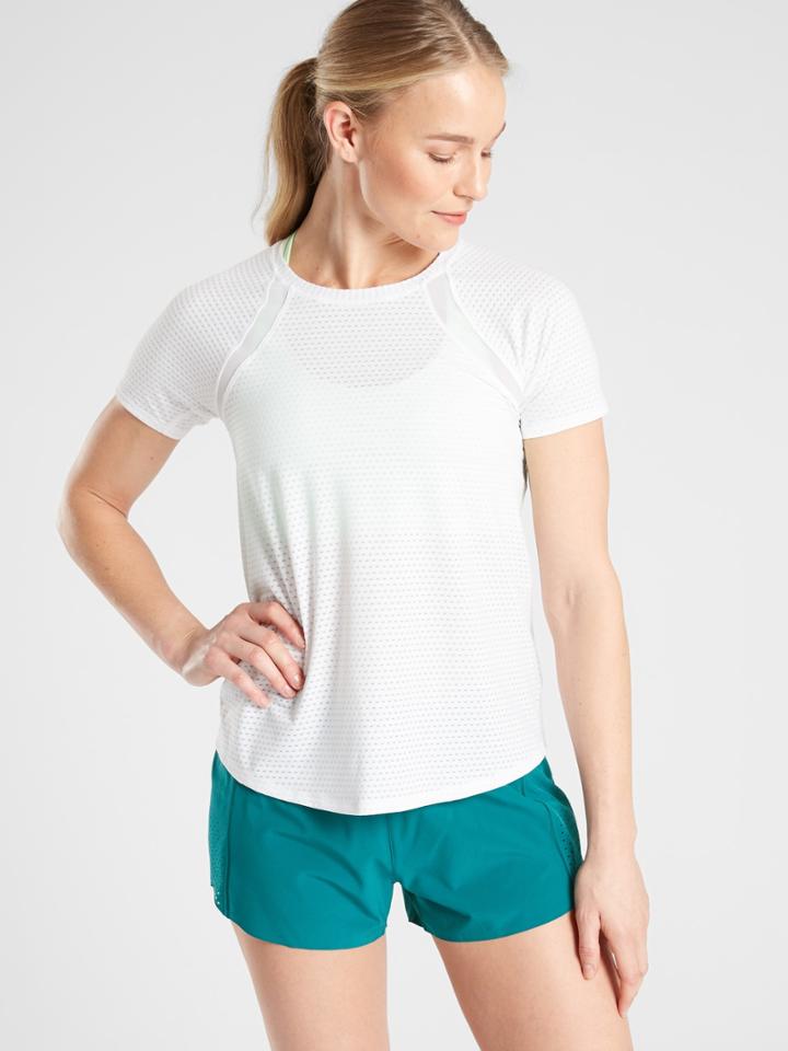 Chi Dot Mesh Train Tee