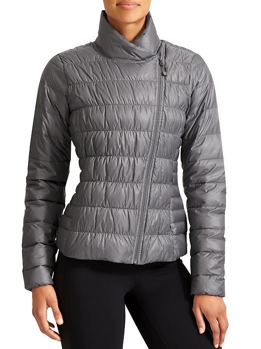Athleta Womens Downalicious Jacket Size 1x Plus - Shadow Grey